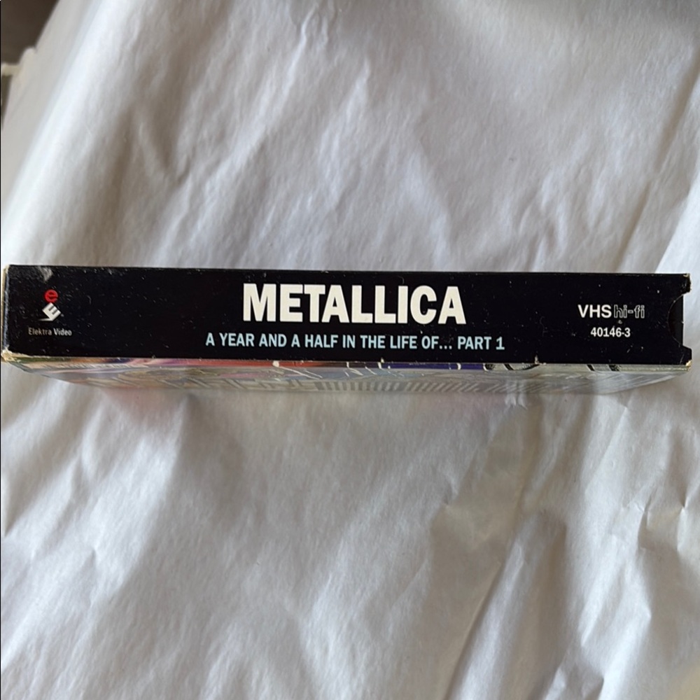 Metallica VHS Tape - Classic Black Edition